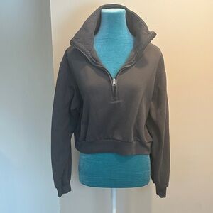 Hollister Charcoal Cowl Neck Sweater